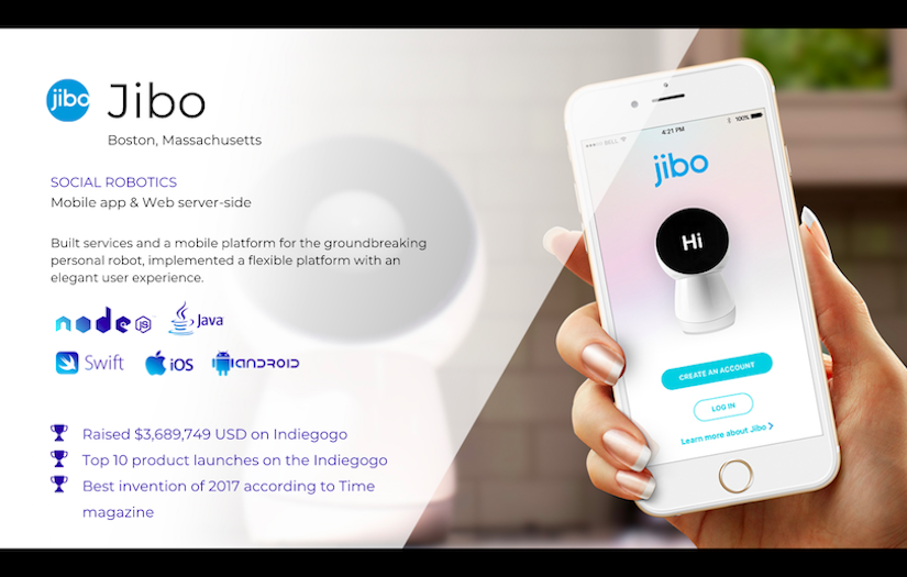 Back-end and mobile development for the first social robot screenshot 1